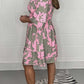 👗New for 2024👗Women's Stylish Casual V-Neck Dress with Elastic Waist