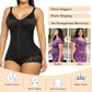 Dual-Zip Tummy Control Shapewear Bodysuit with Anti-Slip Lace