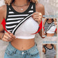 🔥LAST DAY SPECIAL PRICE: ￡11.99!!🔥Ribbed Stretchy Tank Top with Shelf Bra