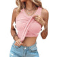 🔥LAST DAY SPECIAL PRICE: ￡11.99!!🔥Ribbed Stretchy Tank Top with Shelf Bra