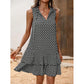 🎉Last Day Promotion 70% OFF💃Women's Geometric Print Bow Dress