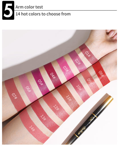 🎁Buy 1 Get 1 Free🔥14 Colours 5-IN-1 long-lasting  Waterproof Lipstick