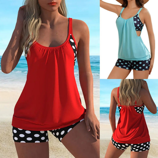 🏖️ Hot Summer - 50% OFF💥 £13.99!!💥-👙Women's Polka Dot Two Piece Swimsuit