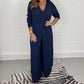 💕 DIRECT FACTORY SALE 49% OFF!⏳Two Piece Casual Long Top and Casual Trousers😍