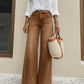 🏆🔥2026 New Arrivals 💕50K+ SOLD!💥 50% OFF!💖High-Waist Wide-Leg Jeans with Button Detail