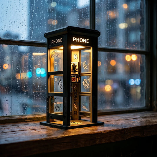 💥2026 HOT SALE 70% OFF NOW✨📞Vintage Phone Booth Ambient Lamp🎁