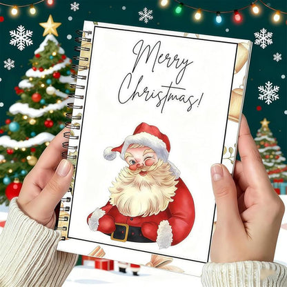 🔥⏰ LAST DAY SALE ONLY￡6.99!! 🎅Christmas Gift Card Booklet -👍DIY Spiral-Bound Christmas Gift Card Holder Book