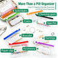 ⏳Limited-time 50% off⏰ Waterproof Pill Pouch Set – 14-Day Reusable Pocket Pharmacy 🌈  Perfect for Vitamins, Fish Oils & Medication | Zippered, Leak-Proof & Travel-Friendly ✈️ | Includes Colour-Coded Labels for Easy Organisation 🇬🇧