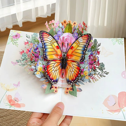 💝Mother's Day Gift 49%OFF🦋Vibrant 3D Butterfly & Daisy Pop-Up Greeting Card