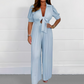 💥Lastday! 58%OFF💥 Hurry up！！✈️FREE SHIPPING👗Comfort & Style: Women's Solid - Color Pleated Jumpsuit💛