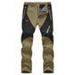 🏆LAST DAY SALE 50% OFF!!🔥Men's Waterproof Winter Trousers with Fleece Lining Cargo Pants