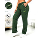 🏆 Last Day Special Price £12.99🔥Women’s Straight-Leg Cargo Trousers – Elastic Waist, 6-Pocket Casual Pants for Work, Travel & Everyday Wear 👖✨