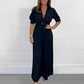 💥Lastday! 58%OFF💥 Hurry up！！✈️FREE SHIPPING👗Comfort & Style: Women's Solid - Color Pleated Jumpsuit💛