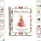 🔥⏰ LAST DAY SALE ONLY￡6.99!! 🎅Christmas Gift Card Booklet -👍DIY Spiral-Bound Christmas Gift Card Holder Book