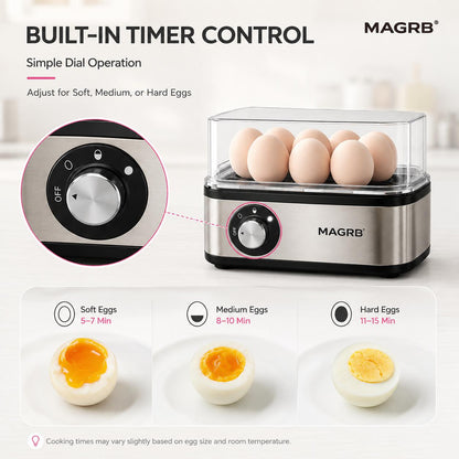 💥Limited Hot Sales - 50% OFF🔥Multifunctional Egg Steamer with Clear Lid