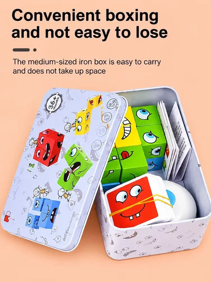 🏆🔥Christmas Hot Sale 60% Off 🎁5D Puzzle Educational Faces Changing Family Game🧩