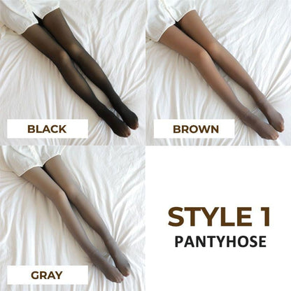 ❄️Christmas Sale 49 OFF✨Translucent Fleece Lined Tights