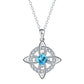 Mystical Birthstone Witches Knot Necklace – Natural Crystal🔮💞Protect Your Loved Ones