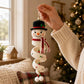 ☃️ Crochet Snowman Spiral Ornament DIY Kit | Complete Beginner-Friendly Set with Soft Yarn, Crochet Hook, Festive Beads, Snowflakes & Step-by-Step Guide 🧶🎄✨