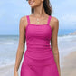 💥Last Day Special Sale 50% OFF🩱Women Vintage Tummy Control Two Piece Tankini Swimsuits