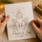 🎅Christmas Hot Sale 50% OFF! ✨🌲 🪡 Christmas Hand Embroidery Card DIY Kit | Stitch Your Way Into the Christmas Spirit ✨ 🎁