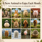 🥳2026 HOT SALE🥳💞50K+ SOLD!🍃50% OFF!🍑🐾 BUTT Seriously… 2027 Funny Animal Wall Calendar