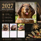 🥳2026 HOT SALE🥳💞50K+ SOLD!📢📢49% OFF ! Funny Capybara 2027 Wall Calendar – 12-Month Cute & Playful Capybara Calendar, Spiral Hanging Wall Planner for Capybara Lovers & Nature Fans