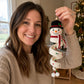 ☃️ Crochet Snowman Spiral Ornament DIY Kit | Complete Beginner-Friendly Set with Soft Yarn, Crochet Hook, Festive Beads, Snowflakes & Step-by-Step Guide 🧶🎄✨