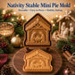 🥳2026 HOT SALE🥳💞50K+ SOLD!✝️ Faith & Nativity Christmas Mini Pie Mold Collection | Reusable Embossed Molds for Shaping Detailed Praying Jesus, Nativity Stable and so on Pies🥧✨