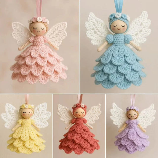 🧚Last Day Sale 49% OFF✨🎁Crochet Your Own Angel – Complete Craft Kit