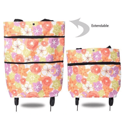 ⏳LAST DAY SALE ONLY ￡6.99!!🔥2-in-1 Foldable Shopping Cart🛒