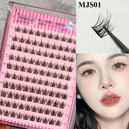 🔥HOT SALE✨👁️Waterproof Glue-free Realistic False Eyelashes