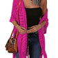 🔥 LIMITED-TIME Just £13.99!!😍Women’s Oversized Knit Cardigan – Lightweight Crochet Tassel Kimono for Spring & Summer 🌸