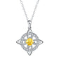 Mystical Birthstone Witches Knot Necklace – Natural Crystal🔮💞Protect Your Loved Ones