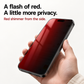 📱LAST DAY SALE ONLY￡8.99! ✨❤️Red Shimmer Privacy Tempered Glass Screen Protector for iPhone –Stylish Protection & Extra Privacy! ✨