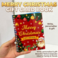 🔥⏰ LAST DAY SALE ONLY￡6.99!! 🎅Christmas Gift Card Booklet -👍DIY Spiral-Bound Christmas Gift Card Holder Book