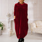 💃Winter HOT SALE 49% OFF🍂Round Neck Slimming Long Dress