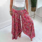 💥Limited Hot Sales 49% OFF😍Ethnic Paisley Print Elastic Patchwork-Waist Lightweight Pants