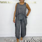 💕HOT SALE 49% OFF🌷Casual Sleeveless Loose Top and Pants Suit