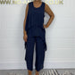💕HOT SALE 49% OFF🌷Casual Sleeveless Loose Top and Pants Suit