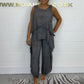 💕HOT SALE 49% OFF🌷Casual Sleeveless Loose Top and Pants Suit