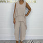 💕HOT SALE 49% OFF🌷Casual Sleeveless Loose Top and Pants Suit