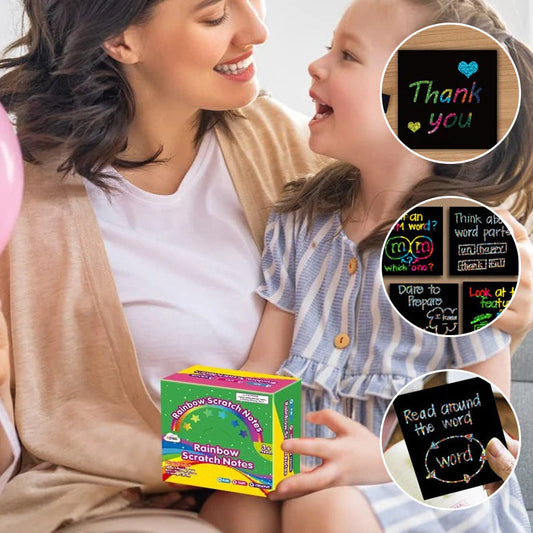 🎁The Best Gift 🎁Creative Rainbow Scratch Paper Art Set