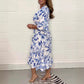Women’s Elegant V-Neck Dresses with Botanical Prints✈️ Free Shipping
