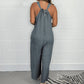 🎁2024 Big Sale🌸V-Neck Sleeveless Wide Leg Long Pants Jumpsuit