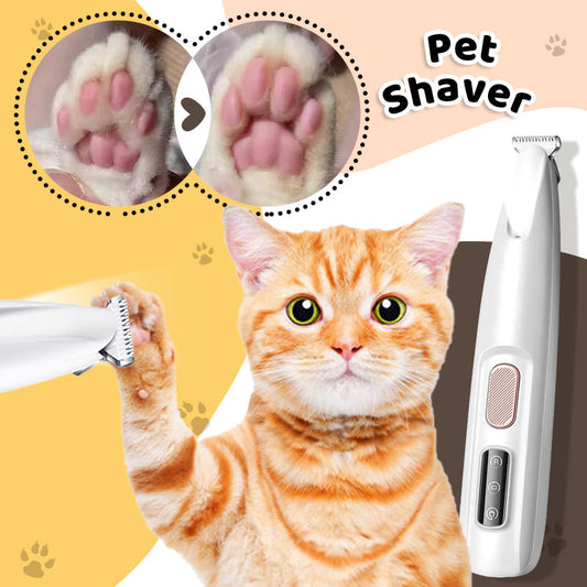 🔥49% OFF😻Waterproof Rechargeable Pet Shaver with LED Light🐕