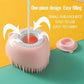 🧼🧼Bathroom 🐶Horse Dog Cat🐱  Bath Brush Massage Soft Safety Silicone Comb Accessories❤️