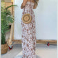 🎁NEW HOT SALE🔥Floral Suspender Wide-Leg Jumpsuit