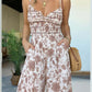 🎁NEW HOT SALE🔥Floral Suspender Wide-Leg Jumpsuit