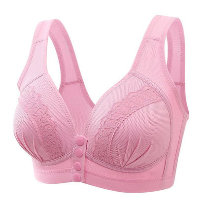 2022 Front Button Breathable Skin-Friendly Cotton Bra